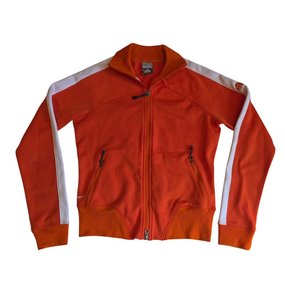 Nike ACG Therma-FIT Orange Track Jacket Women's‎ Medium Vintage 2000s Y2K